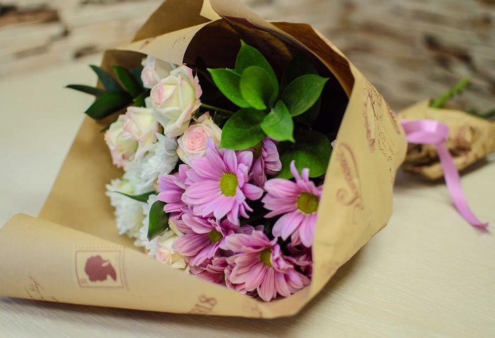 Букет цветов из: Розы и Хризантемы в Сунже Республики Ингушетия