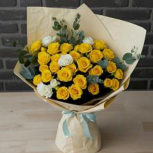 Букет цветов из:  Розы #REPLACE_PRED# Сунже Республики Ингушетия