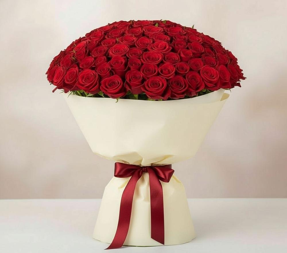 Букет 101 Красная роза Милано в Сунже Республики Ингушетия