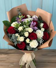 Букет цветов из:  Розы и Альстромерии в Сунже Республики Ингушетия