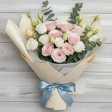 Букет цветов из:  Лизиантусы #REPLACE_PRED# Сунже Республики Ингушетия