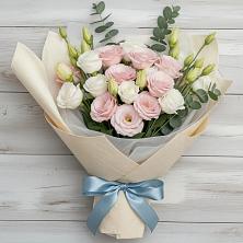 Букет цветов из:  Лизиантусы в Сунже Республики Ингушетия