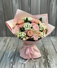 Букет цветов из:  Гвоздики, Розы и Хризантемы в Сунже Республики Ингушетия