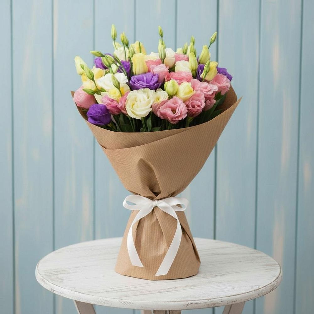 Букет цветов из: Лизиантусы в Сунже Республики Ингушетия