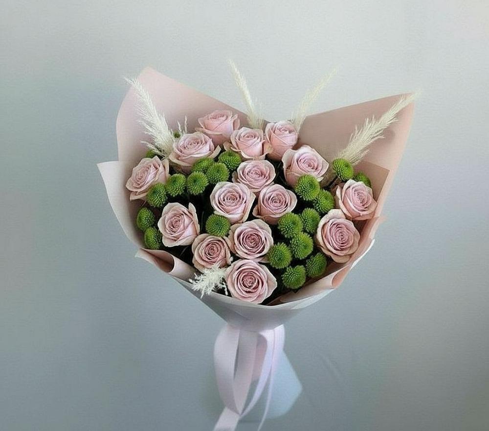 Букет цветов из: Розы и Хризантемы в Сунже Республики Ингушетия