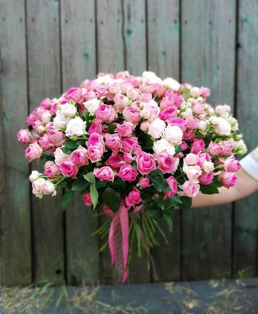 Букет Розовые кустовые розы Натали и Лав Лидия в Сунже Республики Ингушетия