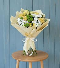 Букет цветов из:  Хризантемы и Розы #REPLACE_PRED# Сунже Республики Ингушетия