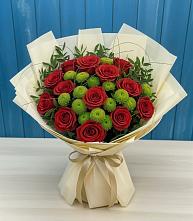 Букет цветов из:  Розы и Хризантемы в Сунже Республики Ингушетия