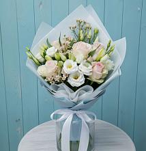 Букет цветов из:  Розы и Лизиантусы #REPLACE_PRED# Сунже Республики Ингушетия