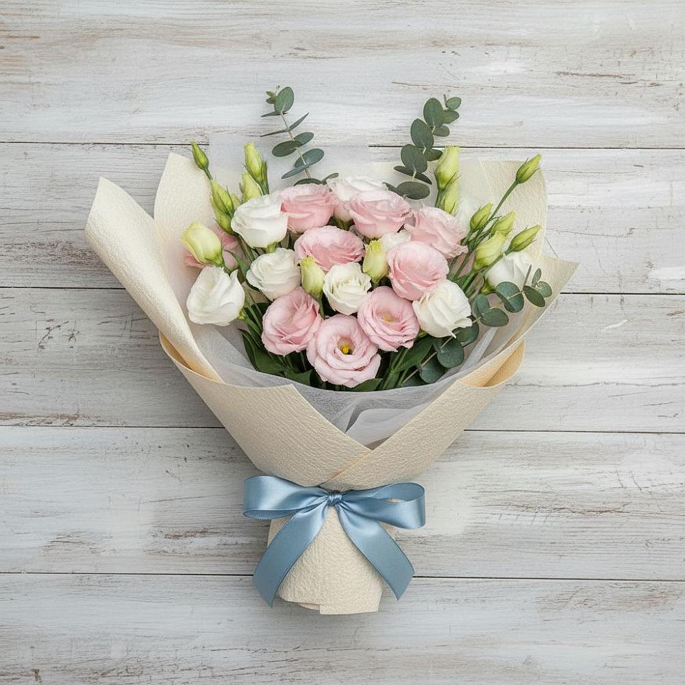 Букет цветов из: Лизиантусы в Сунже Республики Ингушетия